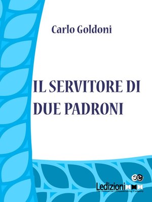 cover image of Il servitore di due padroni